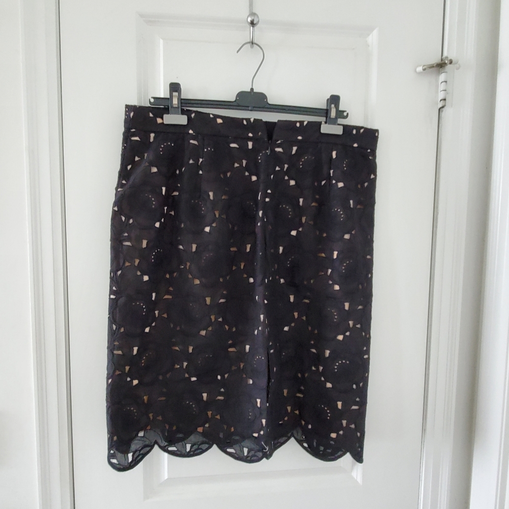 J.CREW Lacy Floral Skirt - Picture 2 of 9